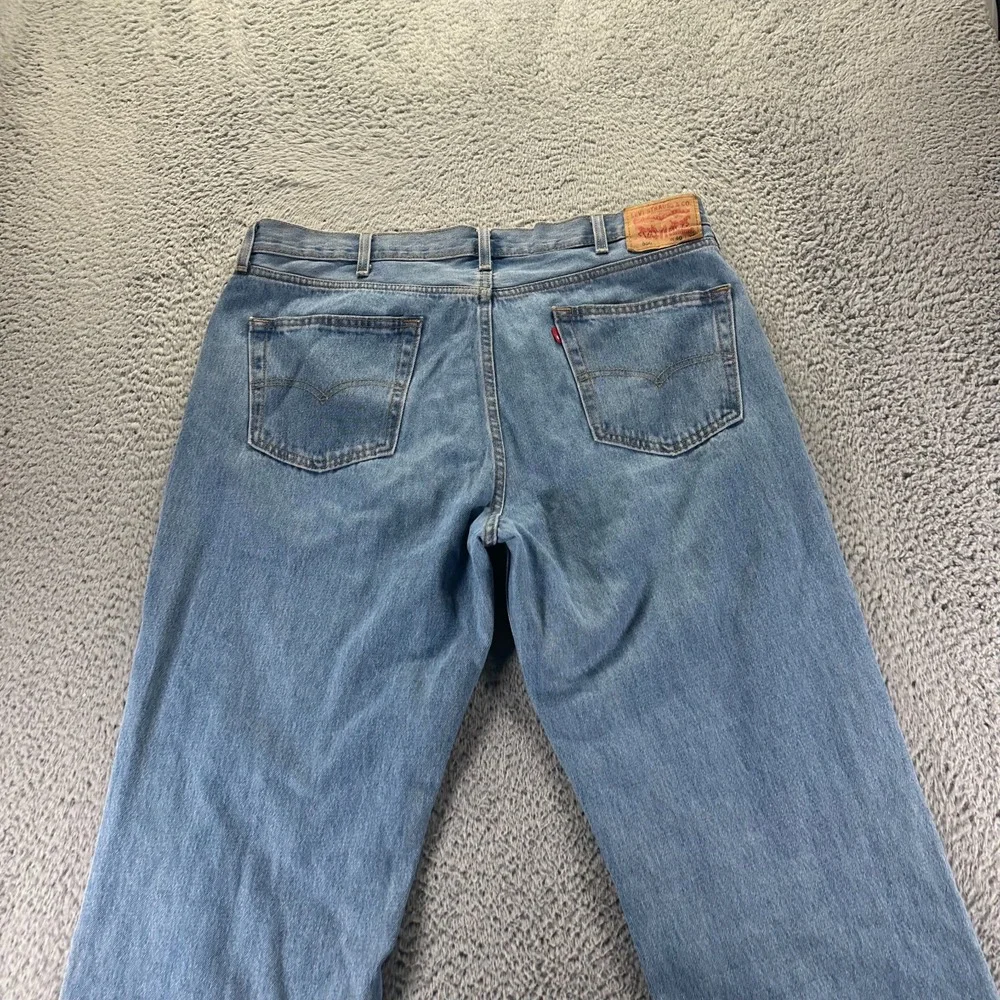 Levi's‎ 550 Jeans Men's 40x30 Blue Cotton Denim Straight Leg Light Wash Workwear